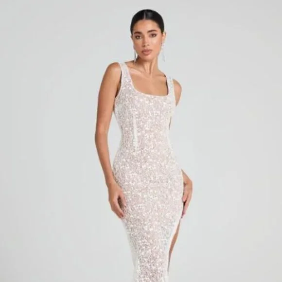 Nadine Merabi — Louisa White Dress - Picture 4 of 5